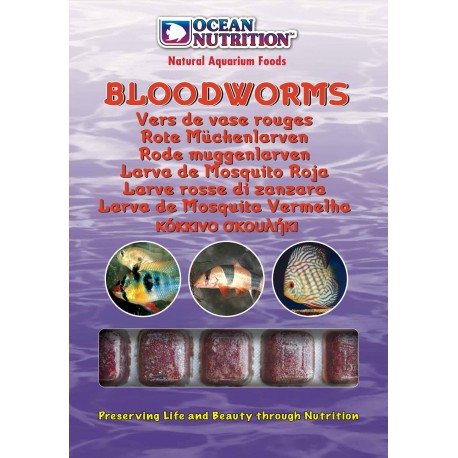 Ocean Nutrition Vers de vase rouges 100g par lots 