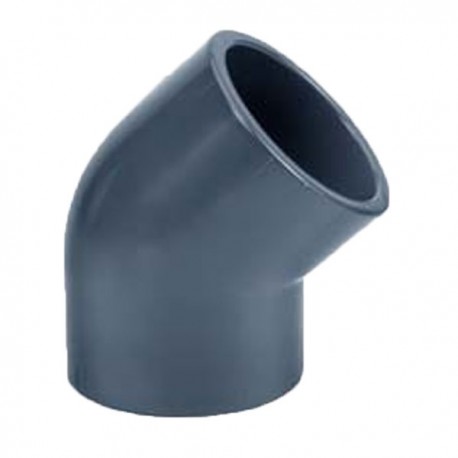 Coude PVC 45° dia 40mm 2,90 €