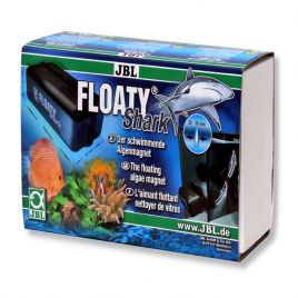 JBL Floaty Shark pour aquariums jusqu'à max. 20-30 mm d'épaisseur. 