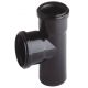Raccord en T noir DN75 