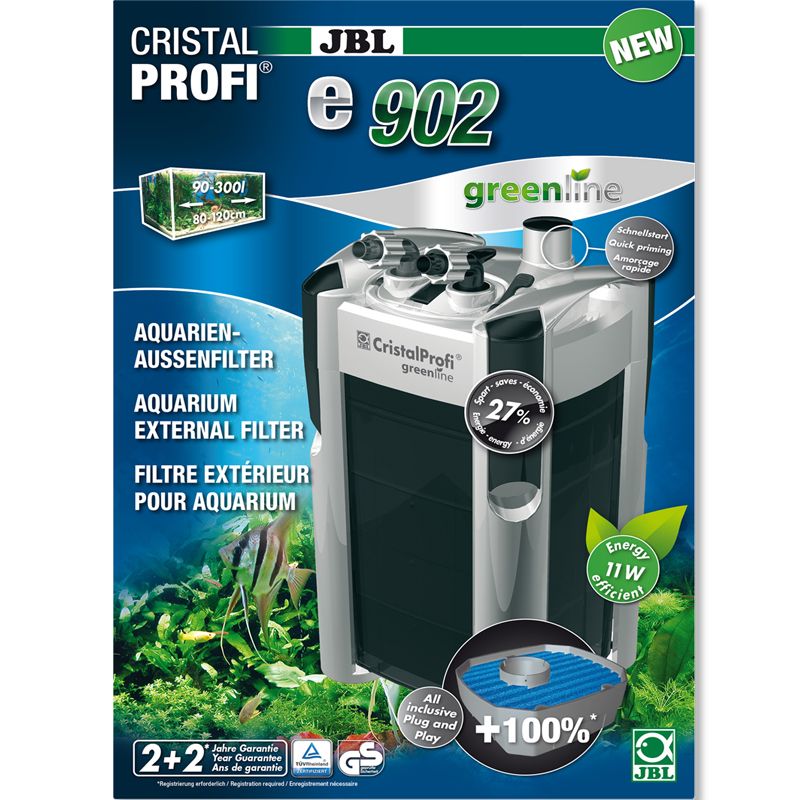 JBL CristalProfi e902 greenline pour aquariums de 90 à 300 litres