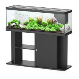 Aquatlantis Ensemble STYLE LED 120 noir meuble compris + bon d'achat 10% plantes-poissons