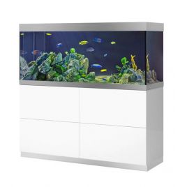 Oase aquarium HighLine Optiwhite 400 blanc (aquarium & meuble) + bon d'achats 10% plantes et poissons