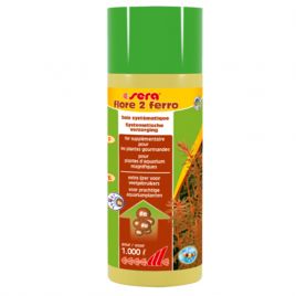 Sera flore 2 ferro 250ml suffisante pour : 1.000 litres 11,00 €