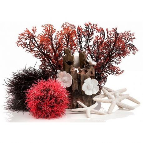 BiOrb Set de déco 15L Forêt rouge 