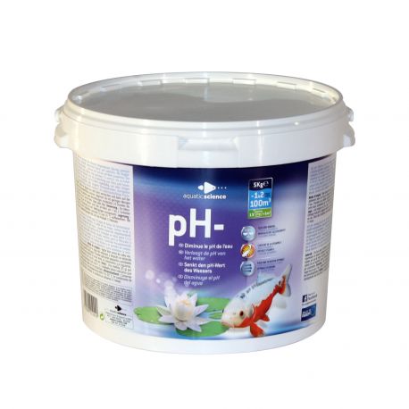 Aquatic Science NEO pH- 5kg (1 mesurette/m³ diminue de 1-2 unités)  