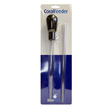 Blue marine coral feeder 
