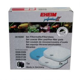 Eheim set mousses 1 bleue + 2 blanches pour (filtre 2026/2028/2226/2228) 13,45 €