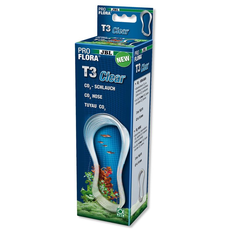 JBL ProFlora T3 Black 2 - Kit CO2 Pour Aquarium Avec Tuyau 3 M, Neuf