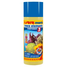 Sera marin component 3 trace elements anionics 250ml apporte des oligo-éléments essentiels. 