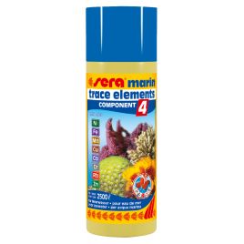Sera marin component 4 trace elements kationics 250ml apporte des oligo-éléments essentiels. 