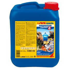 Sera marin component 6 magnesium 5 litres contient du magnésium, un élément essentiel.