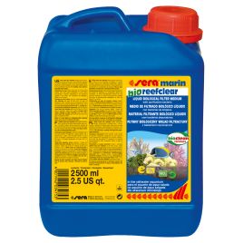 Sera marin bio reefclear 2500ml un capuchon de sera marin bio reefclear pour 25 litres d’eau.