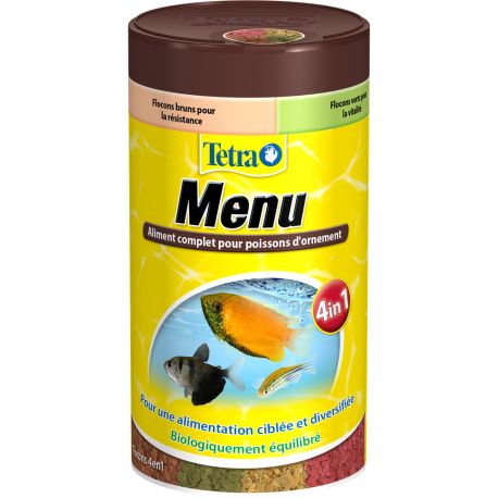 Alimentation Tetra Goldfish Menu 250 ml pour poissons