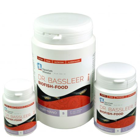 Dr.Bassleer Biofish Food baby + nano S 60gr Baby & Nano 300µm (0.3mm) 10,95 €