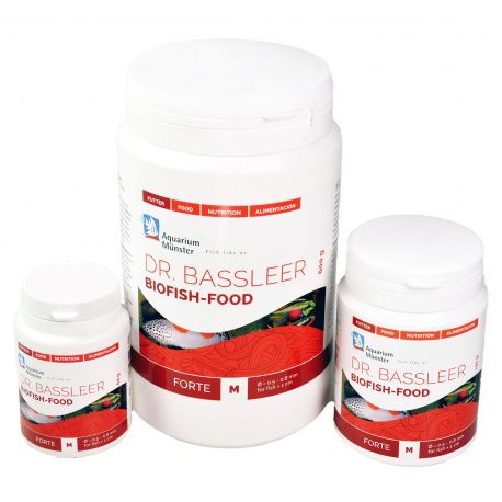 Dr.Bassleer Biofish Food forte XXL 2,8 – 3,2 mm pour poissons de plus de 15 cm