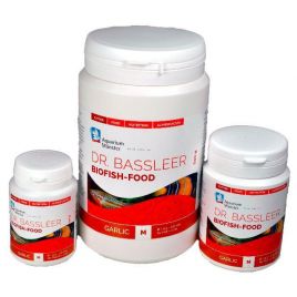 Dr.Bassleer Biofish Food garlic M 60gr M 0.6mm pour poissons jusqu’à 6cm (flotte au début)