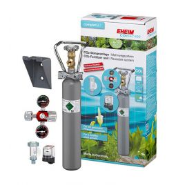 EHEIM SET 400 - Kit CO2 pour aquarium Système CO2 à bouteille rechargeable adapté aux aquariums d'eau douce jusqu'à 400 Litres.
