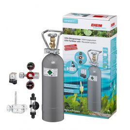 EHEIM SET 600 - Kit CO2 pour aquarium Système CO2 à bouteille rechargeable adapté aux aquariums d'eau douce jusqu'à 600 Litres.