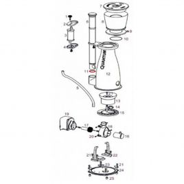 Nyos Oring pour le tube de contrôle d'eau pour Nyos Quantum 120 5,40 €