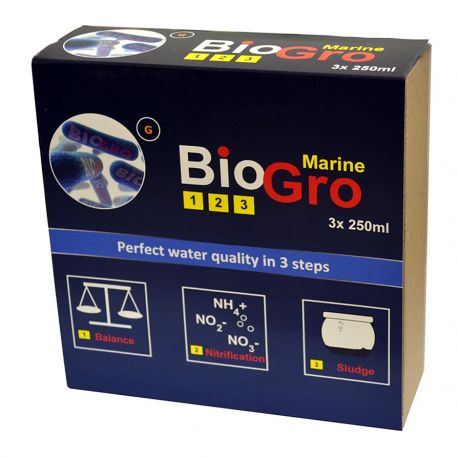 BioGro marine 1 2 3 kit demarrage 3 x 250 ml 37,95 €