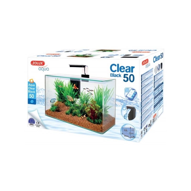 Zolux Aquarium Aqua Clear 40 blanc, Aquarium