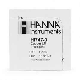 Hanna HI-747-25 réactif cuivre Low Range pour mini photomètre Checker 25 tests
