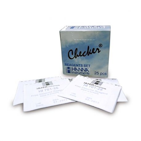 Hanna HI-701-25 réactif Chlorine pour Checker HI-701 25 pièces 9,00 €