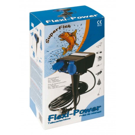 Superfish Flexi-power 4 prises 8m de câble 34,99 €