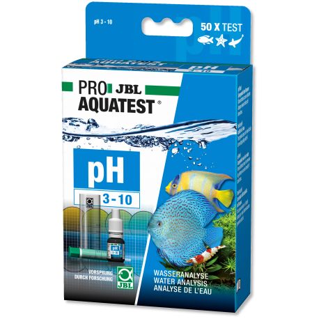 JBL ProAquaTest pH 3.10-10.0 50 tests eau douce et eau de mer. 10,55 €