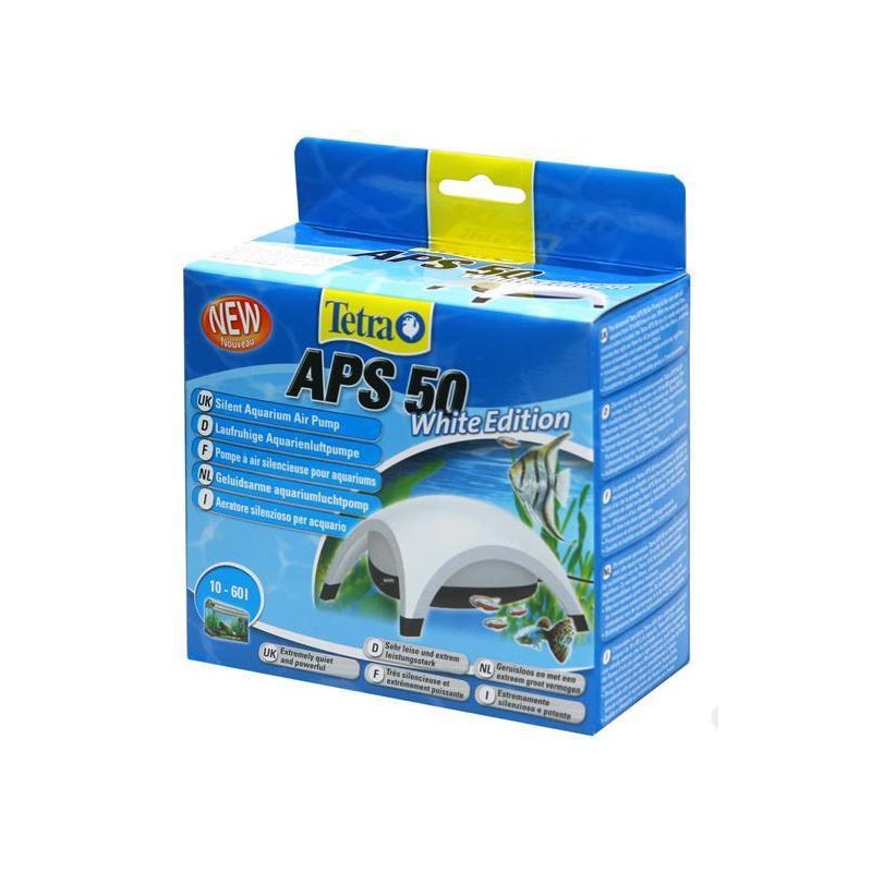 Pompe à air Tetra APS blanche pour aquarium