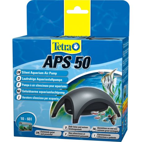Tetra Pompe à air Tec APS50 noir 50 litres/heure pour aquariums de 30 à 60/l 