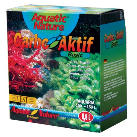 Aquatic Nature carboactif basic 0,6 litre 4,65 €