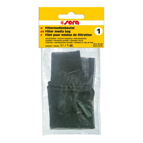 Sera filets pour médias de filtration 1 