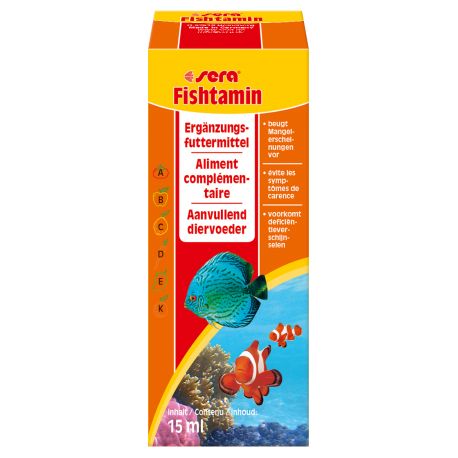 Sera Fishtamin 15ml 9,00 €