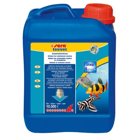 Sera Toxivec 2500ml suffisant pour : 10.000 litres 