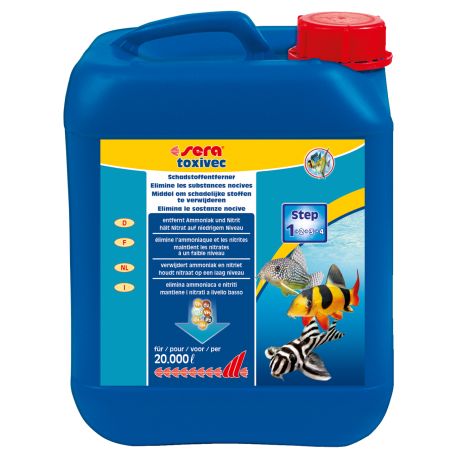 Sera Toxivec 5000ml suffisant pour : 20.000 litres 