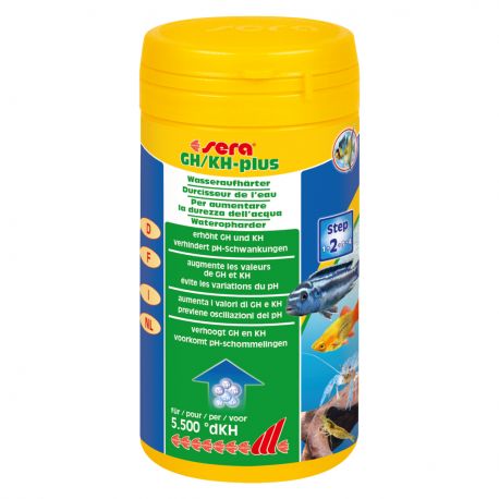 Sera GH/KH-plus 275gr (pour 5.500° dKH x 1,78 TAC valeur française) 