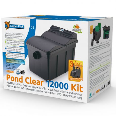 Superfish Pond Clear 12000 kit pour 12.000 litres d'eau Superfish Filtres Superfish 238,50 € product_reduction_percent