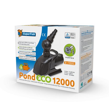 Superfish Pond ECO 12000 (11.300l/h) 155 watt 94,90 €