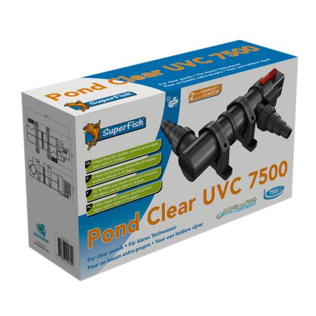 Superfish Pond Clear UVC 9w pour 7.500 litres d'eau 