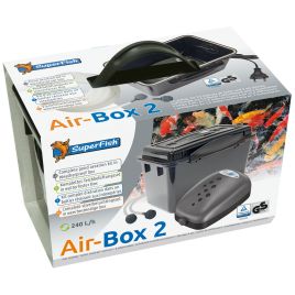 Superfish Air-box 2 / 240l/h 4w (4 litres minute - 2x 1.75m de tuyau + 2 diffuseurs)  32,99 €