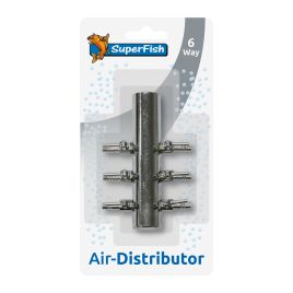 Superfish Distributeur d'air 6 voies inox