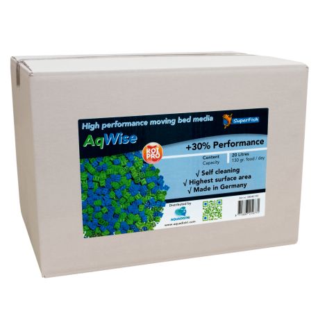 AqWise média filtrant pour filtre bed 20 litres 