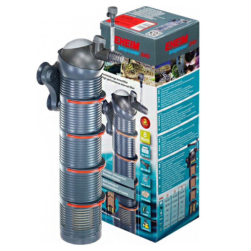 Filtres internes Eheim Eheim BioPower 240 pour aquarium de 180 à 24...