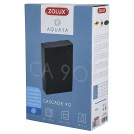 Filtre cascade Aquaya pour aquarium jusqu'à 90L - Blanc ou noir