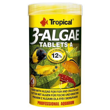 Tropical 3-ALGAE Tablets A 250ml 15,95 €