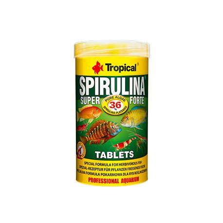 Tropical SUPER SPIRULINA FORTE 36% TABLETS 50ml 11,00 €