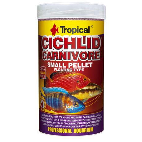 Tropical CICHLID CARNIVORE SMALL PELLET 250ml 9,50 €