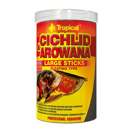 Tropical CICHLID & AROWANA LARGE STICKS 5 litres/1.5KG 73,35 €